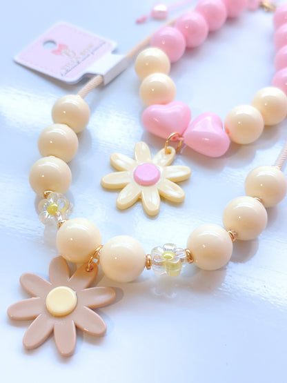 Collar florimor amarillo pastel