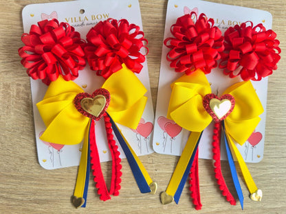 Set de pinzas tricolor